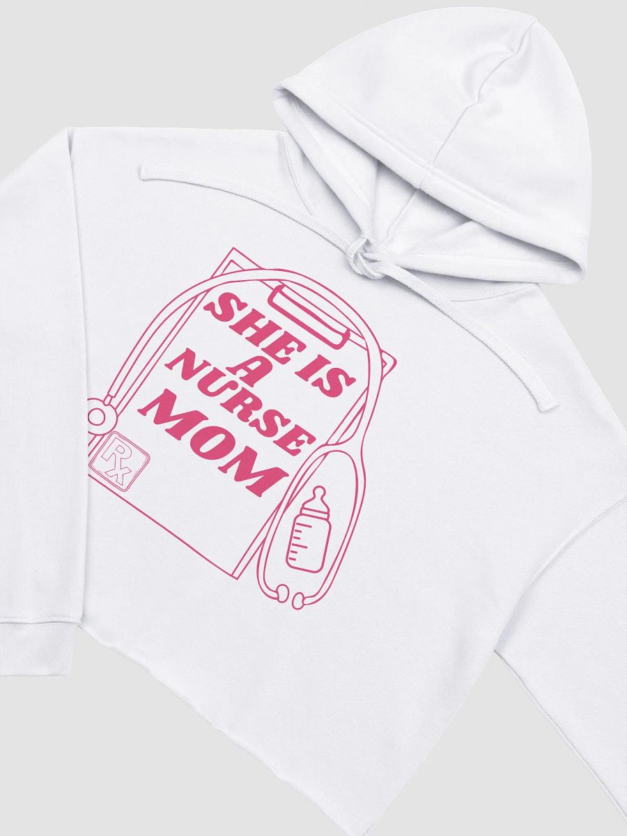 Nurse Mom Love Crop Hoodie product image (23)