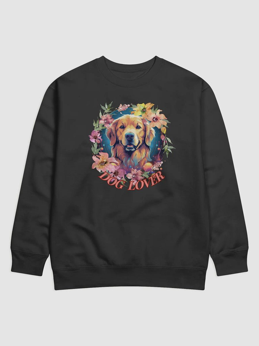 Golden Retriever Floral Wreath Sweatshirt product image (1)