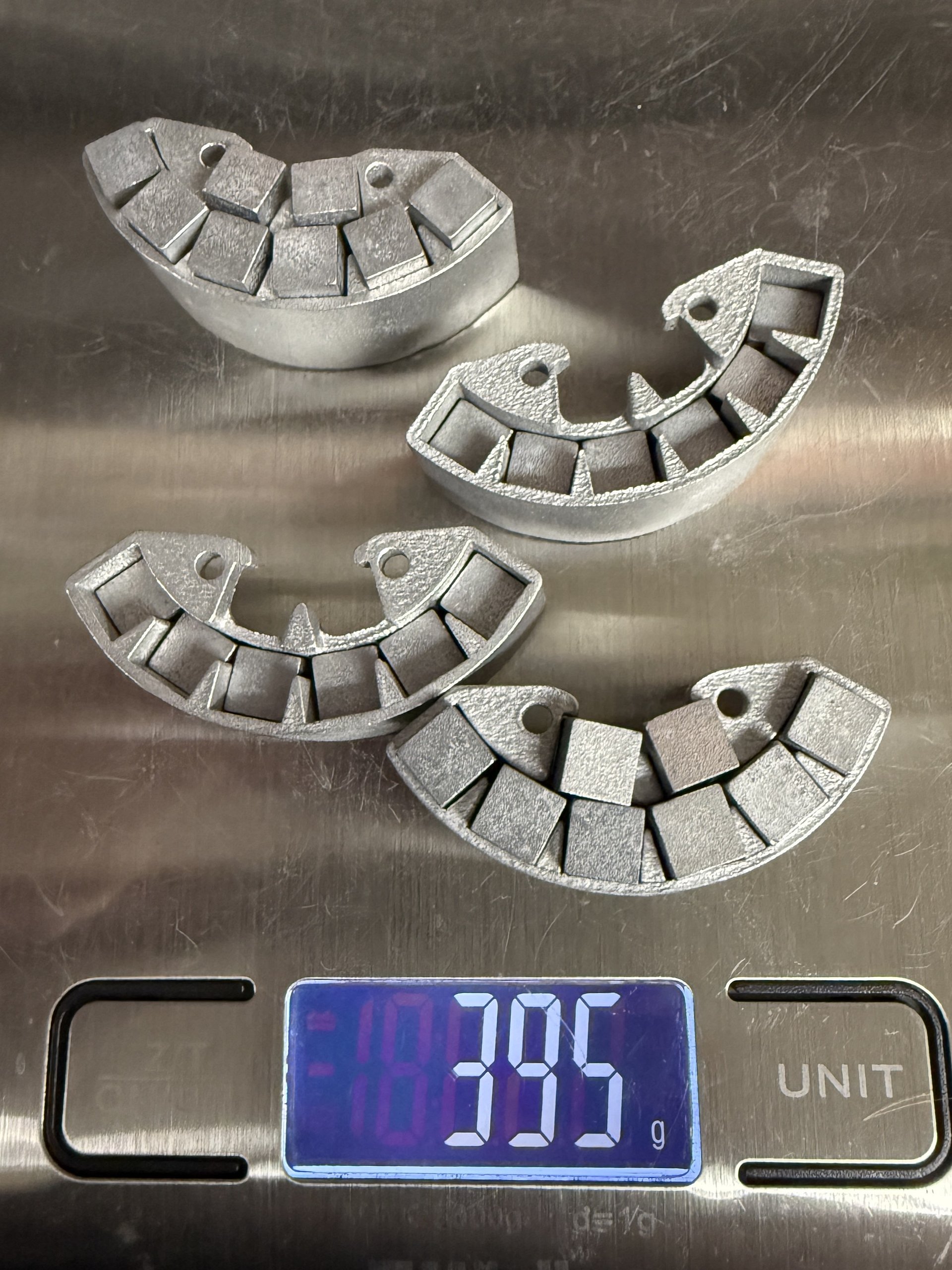 Gen2 Weight Hangers - Stainless/Tungsten - Ultra Heavy 5-Row (395g) product image (6)