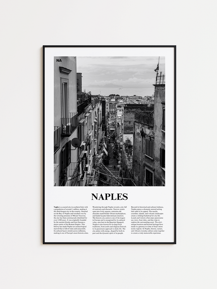 Naples 01 Newspaper Poster product image (1)