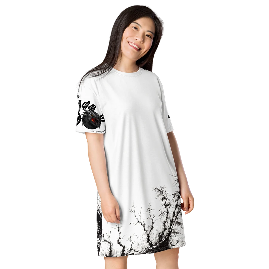 Bamboo Print T-Shirt Dress product image (23)