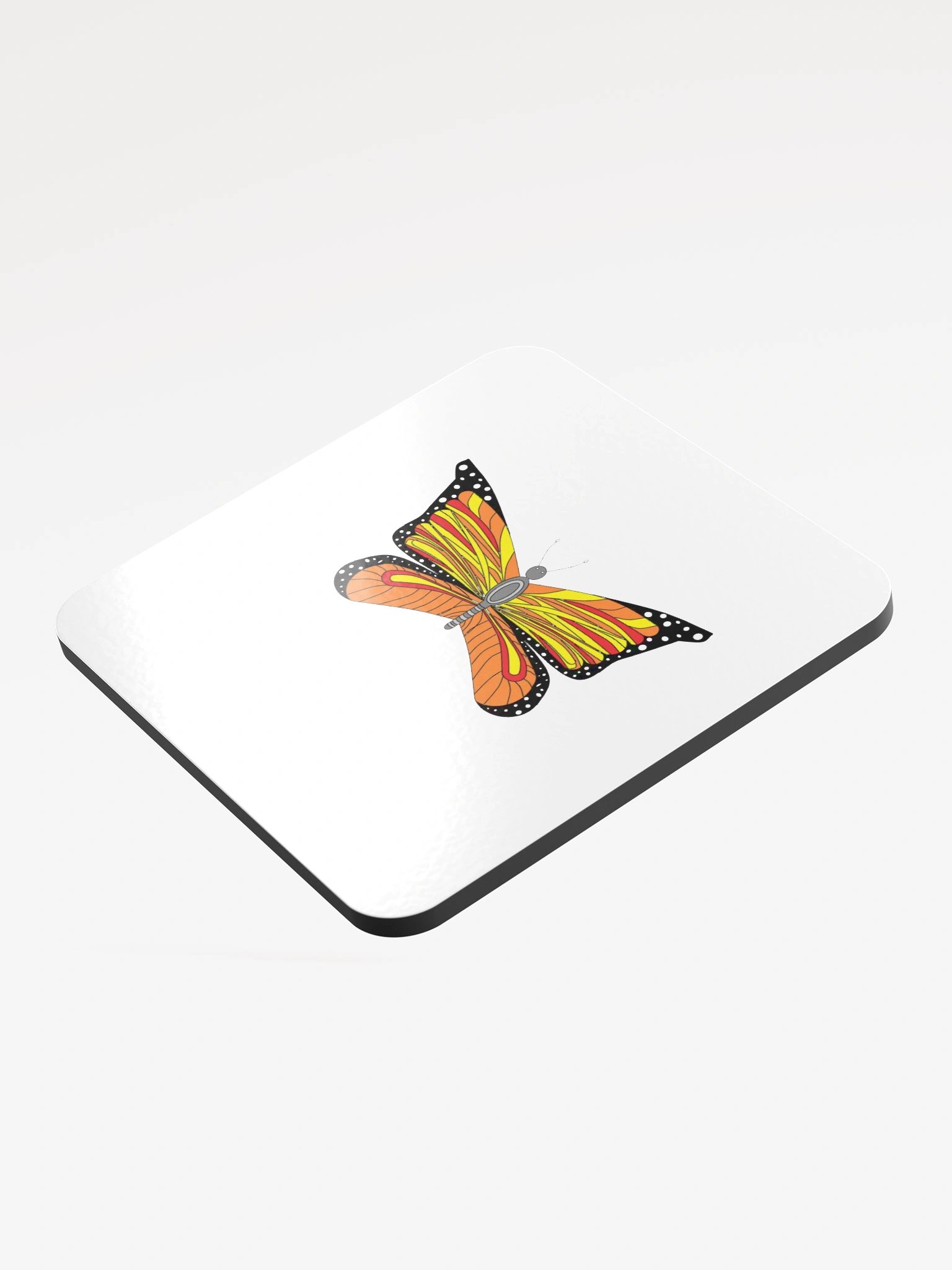 Vibrant Butterfly Glossed Coaster product image (3)