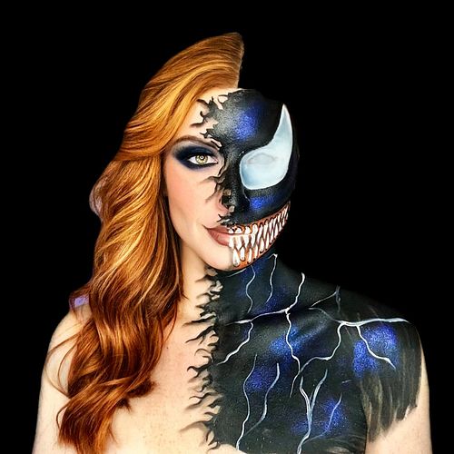 I AM VENOM 
if you swipe all the way to the last one, you see the venom look that I did in 2021 and I was so excited to redo ...