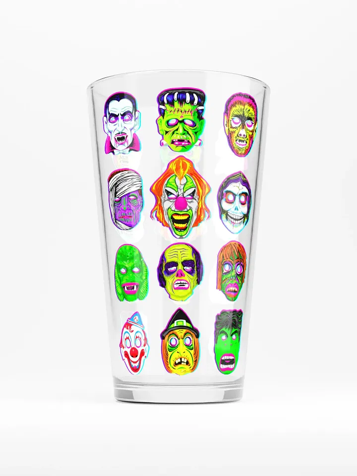Horror Icons Pint Glass product image (1)