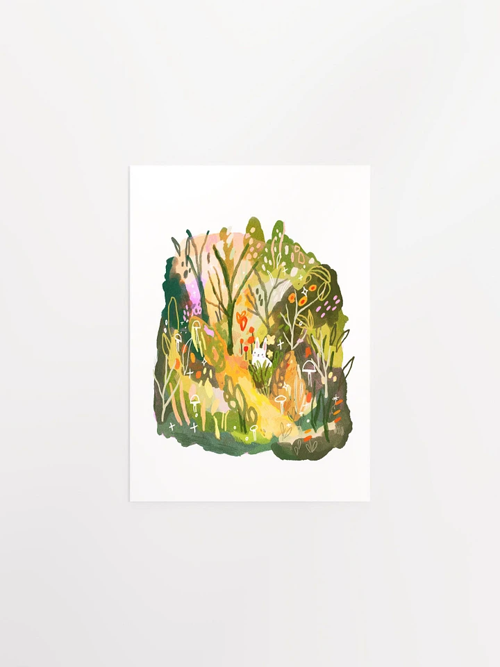 Bunny in the Grass Art Print product image (1)