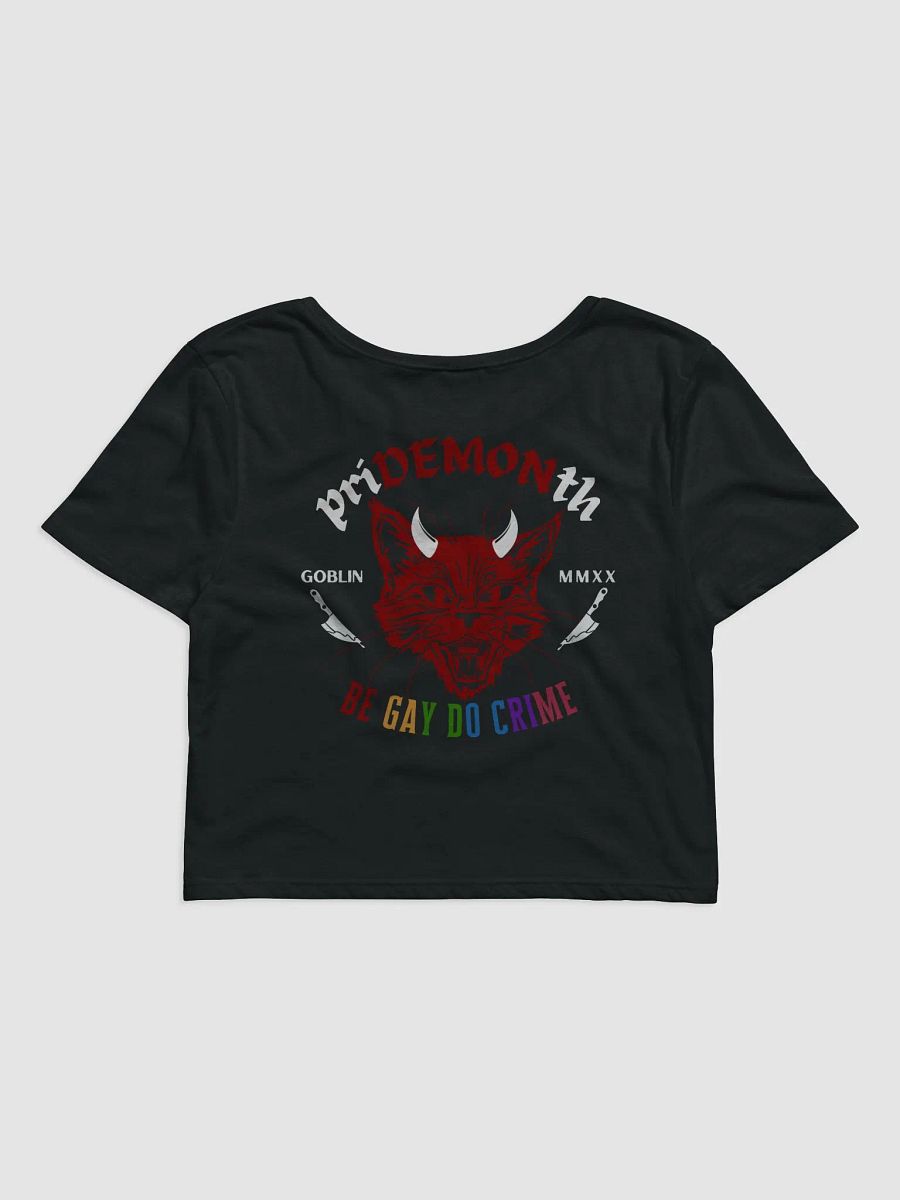 priDEMONth Crop Top {Dark} product image (6)