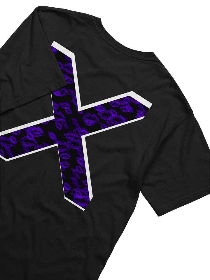 Black X Purple Lipstick Kisses | Shirt product image (2)