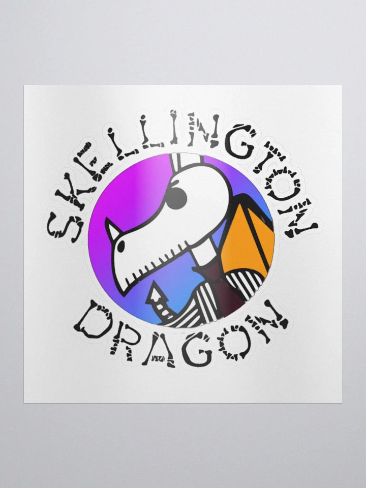 Skelly Swaggy Sticker - Black Text product image (1)