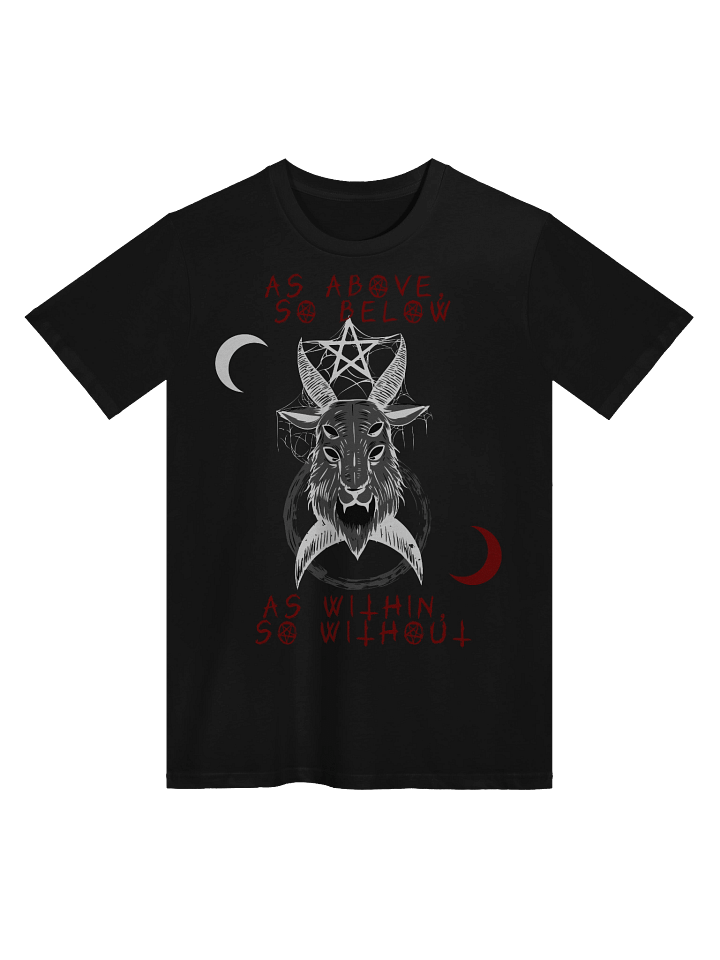 as above so below unisex t-shirt product image (1)
