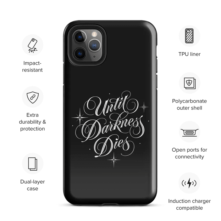 Until Darkness Dies (simple design) iPhone Case product image (2)