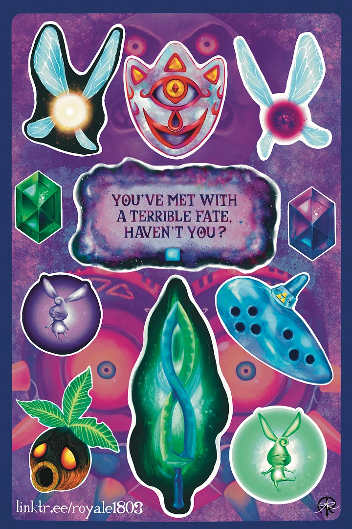 Sticker Sheet - You've met with a terrible fate product image (1)