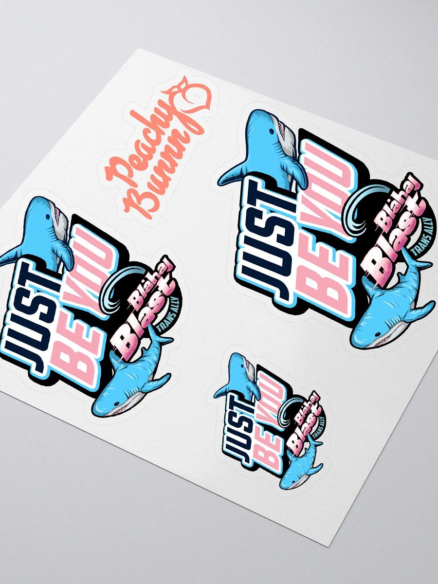 Blahaj Blast Sticker Sheet product image (3)