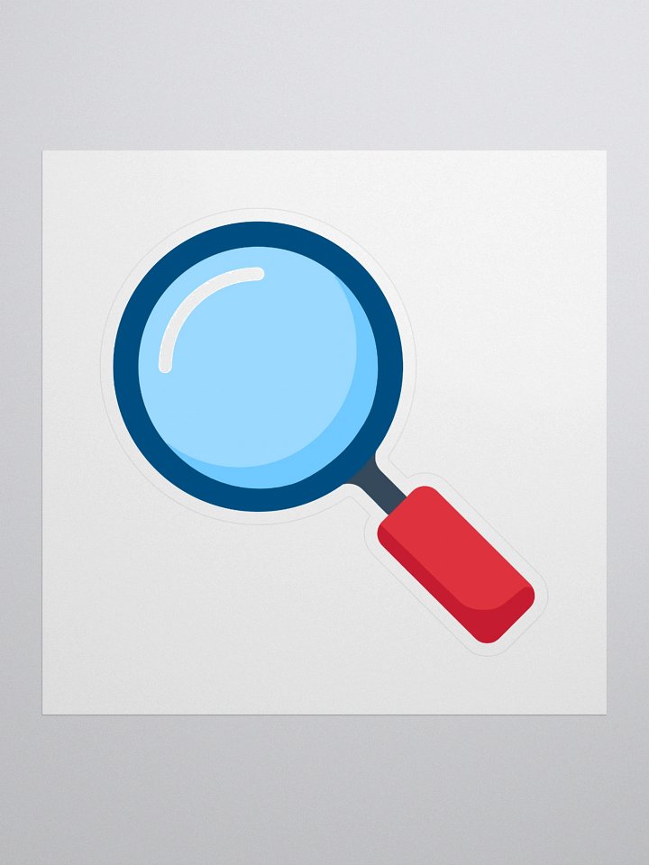 Magnifying Glass Sticker product image (1)
