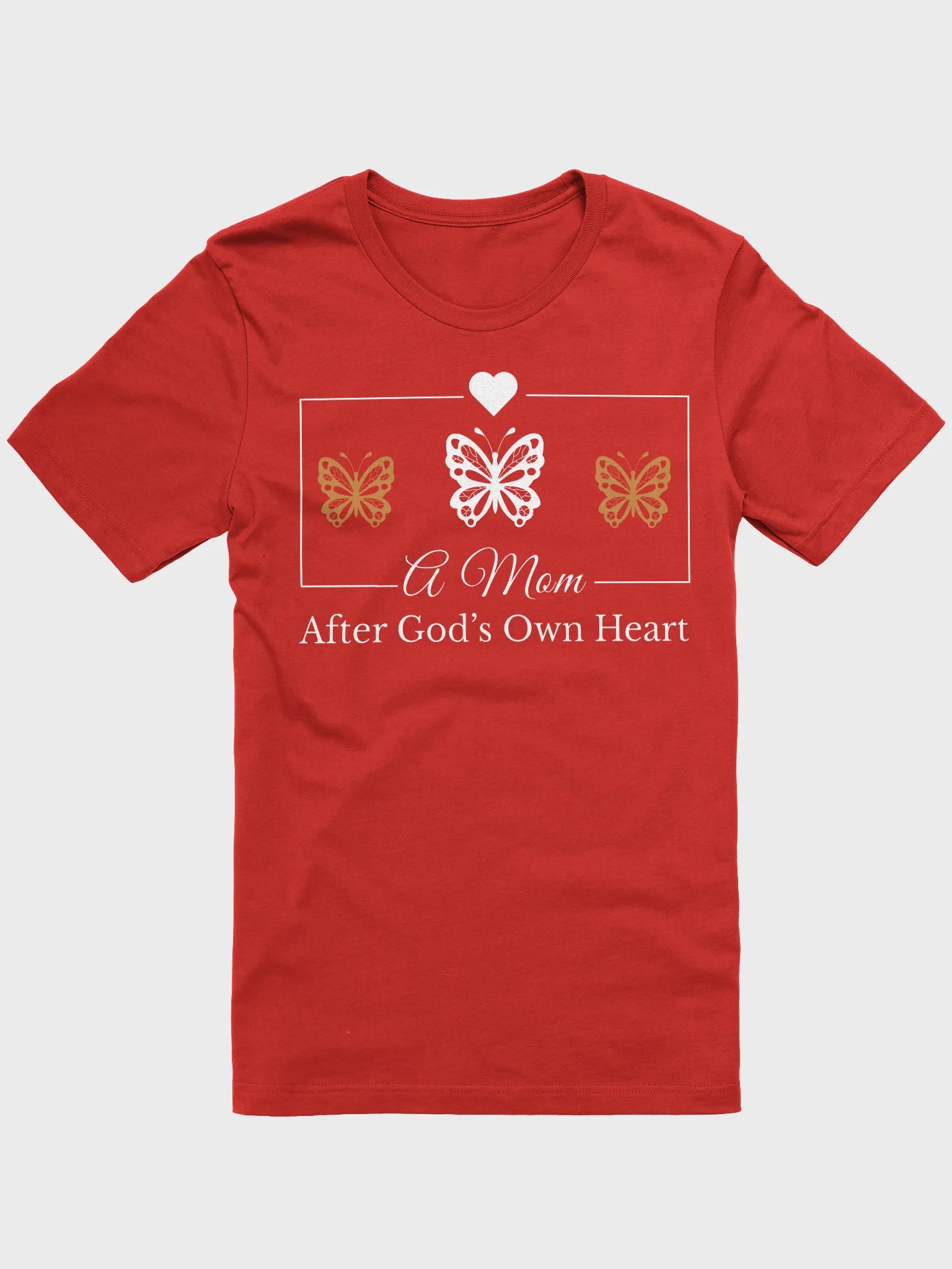 God`s Heart Mom, Bella Canvas T-shirt product image (2)