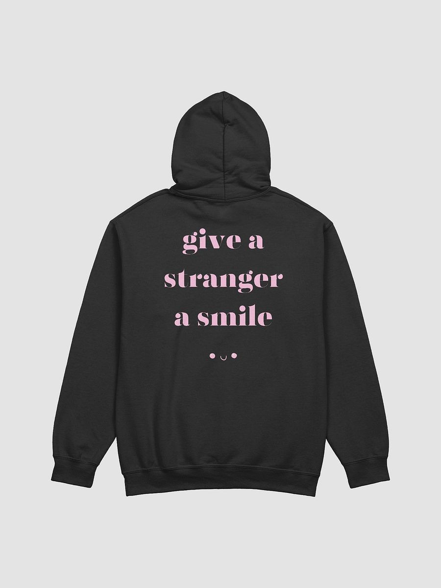 Give a Stranger a Smile Black Hoodie product image (3)