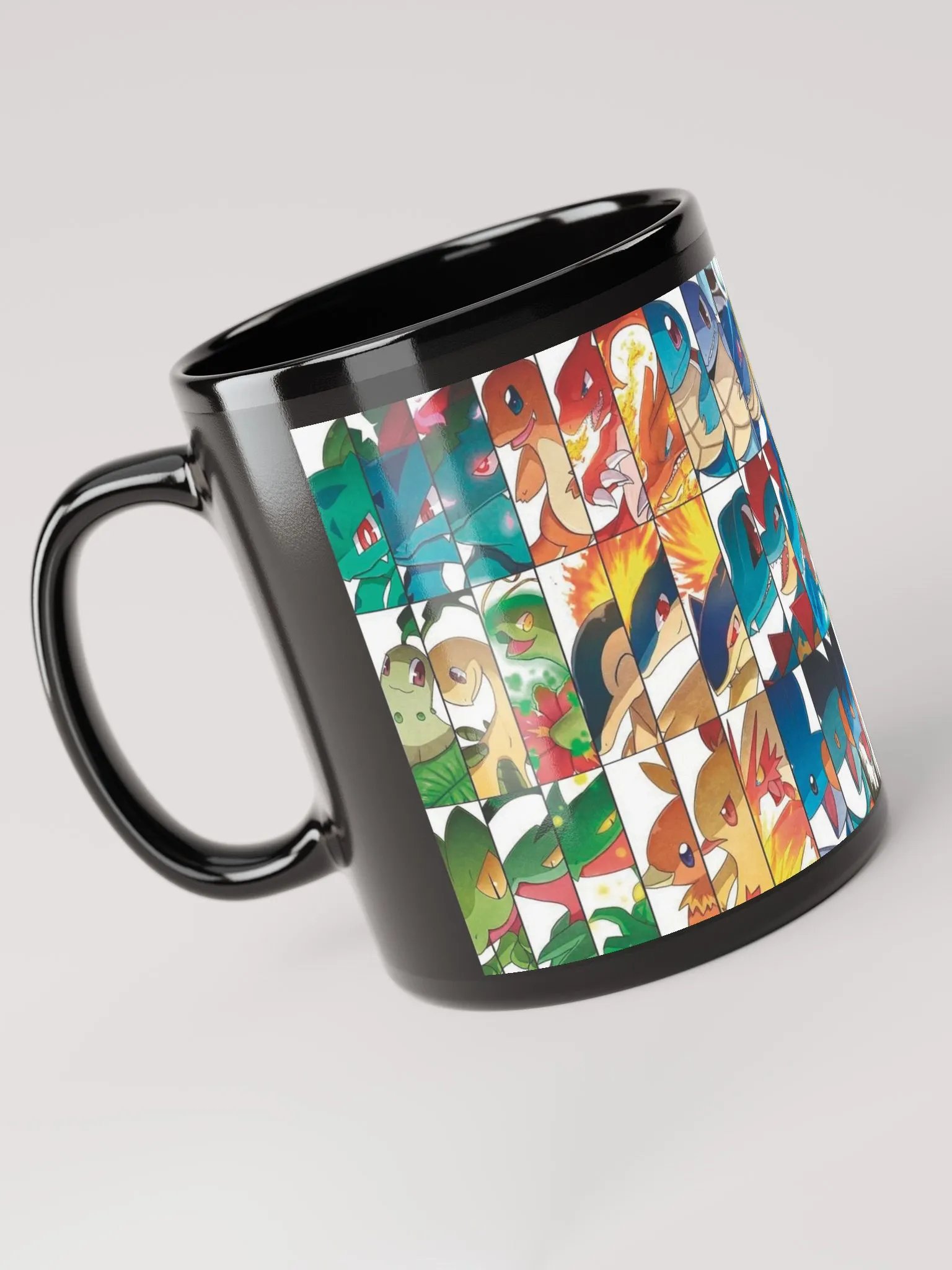 Pokémon Black Glossy Mug – Perfect for Pokémon Lovers! product image (5)