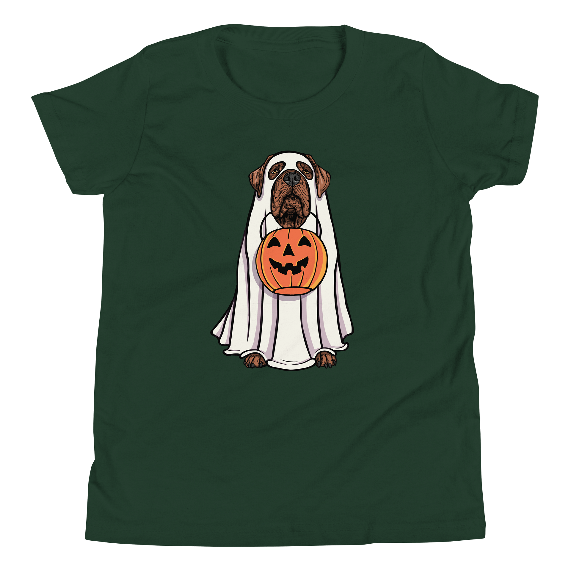 Halloween Neapolitan Mastiff(Red) Youth T-Shirt product image (5)