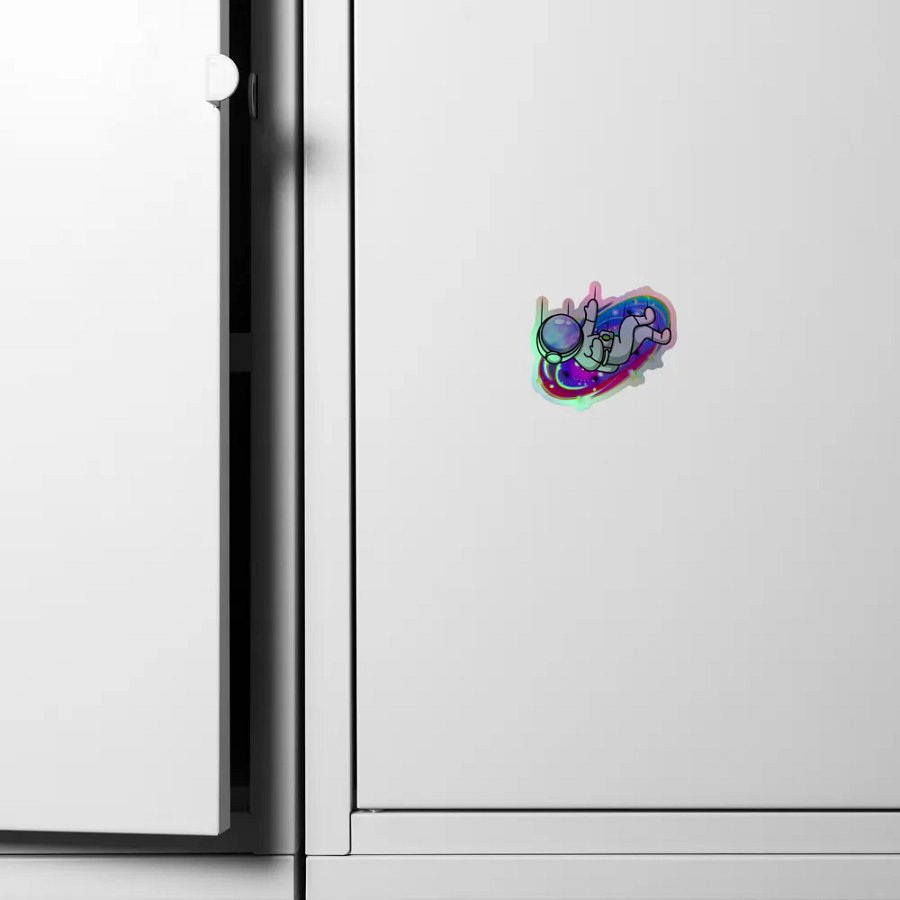 Holographic Astronaut Sticker product image (4)