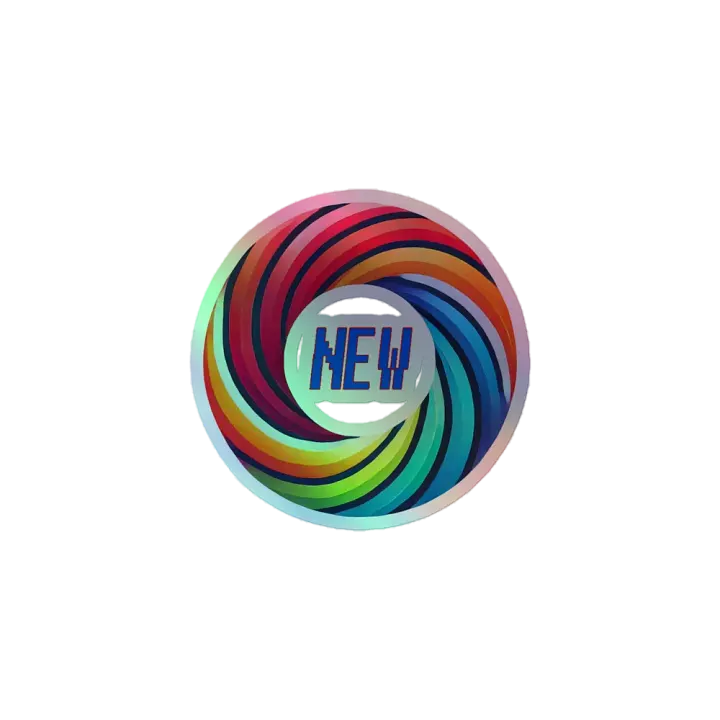 Vibrant Vortex Holographic Sticker Set product image (1)