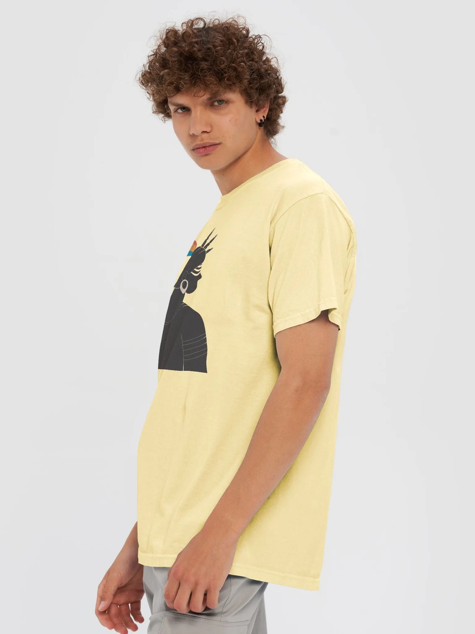 Vibrant Ponytail Illustration T-Shirt product image (8)