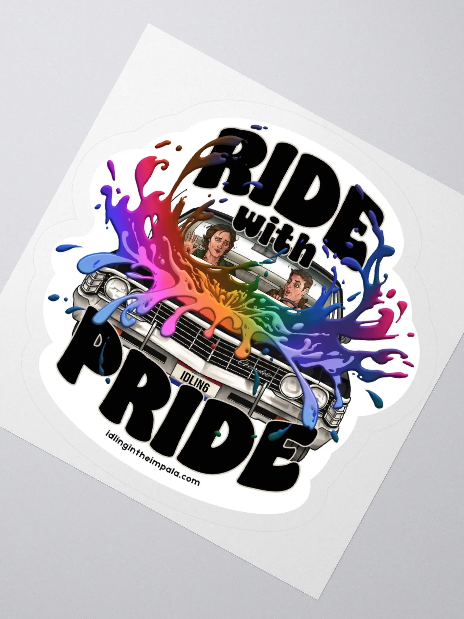 Ride with Pride Sticker - Freeform product image (2)