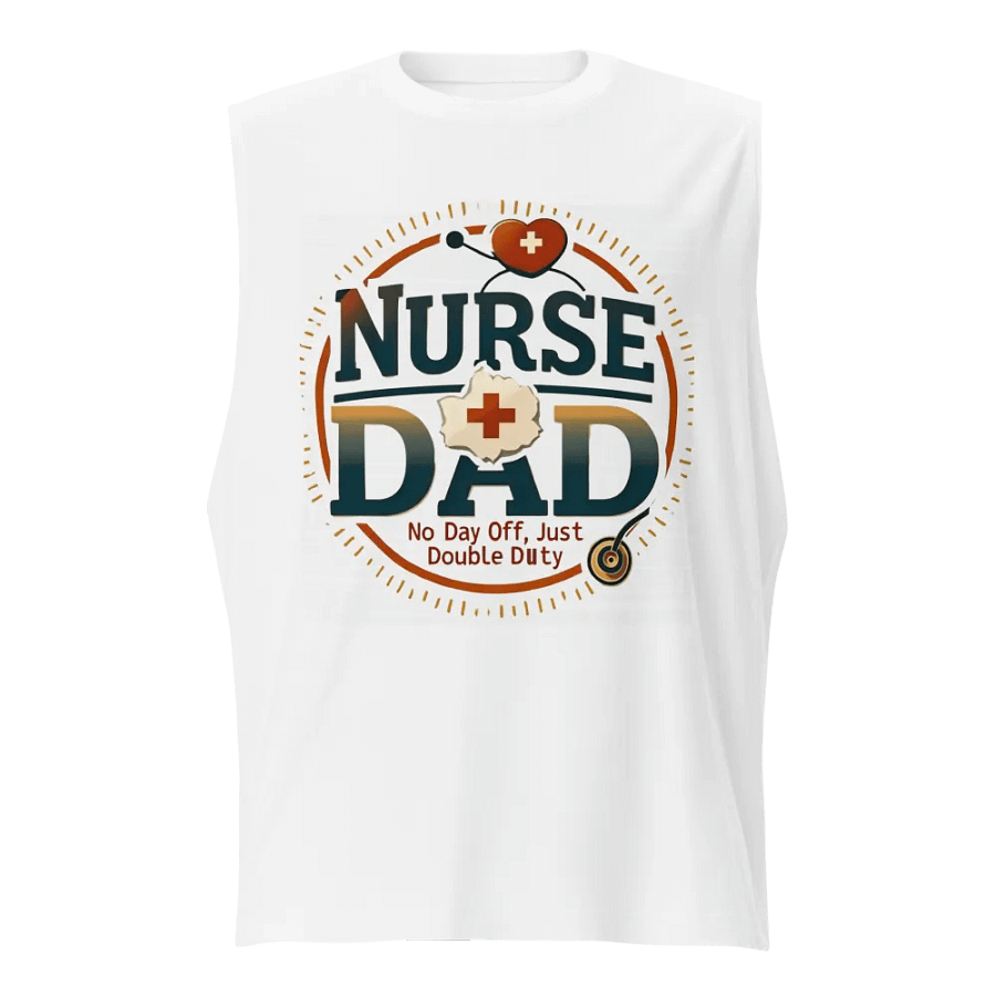 Nurse Dad Double Duty Muscle Tank product image (1)