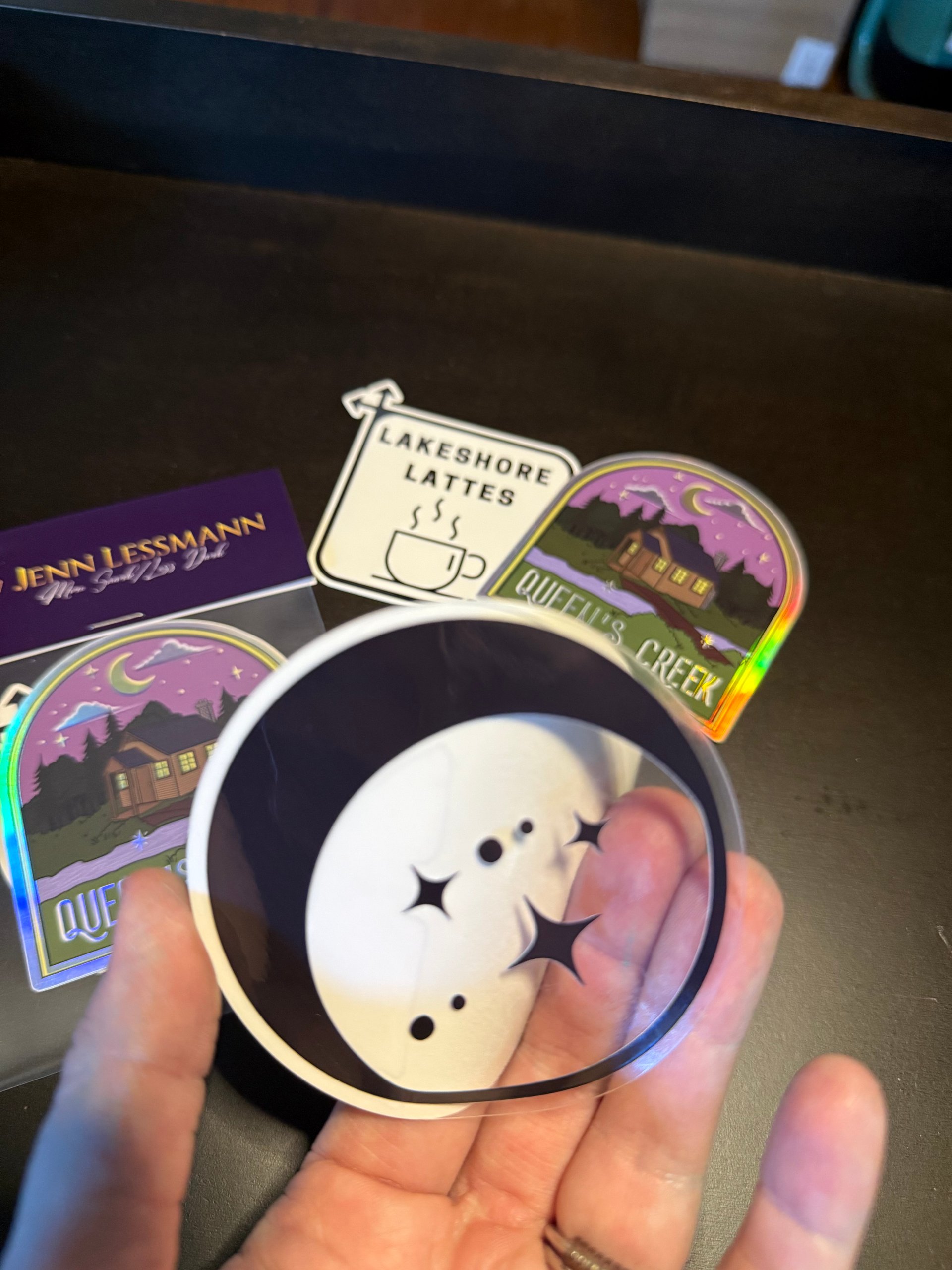 Queen's Creek Sticker Pack, Waterproof, Diecut Decals, Pack of 3 Stickers, 3 Inch product image (4)