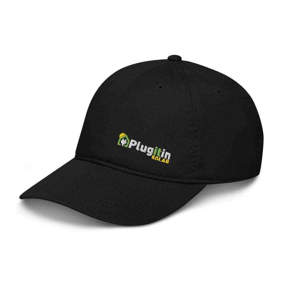 Plug It In Solar High-Quality Organic Dad Hat product image (6)