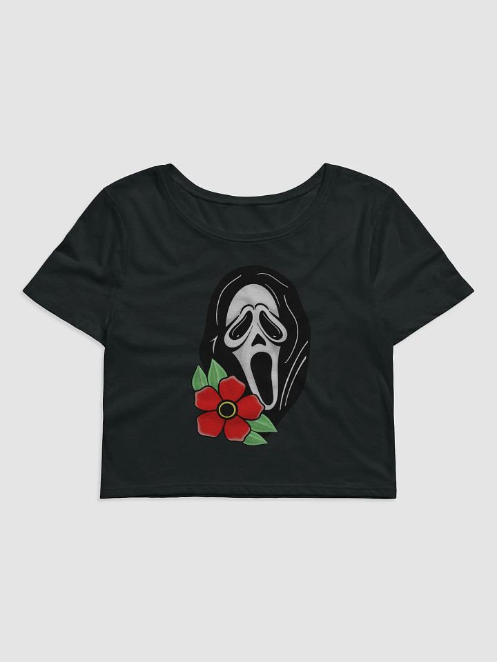 Floral Ghostie Cropped T-Shirt product image (1)