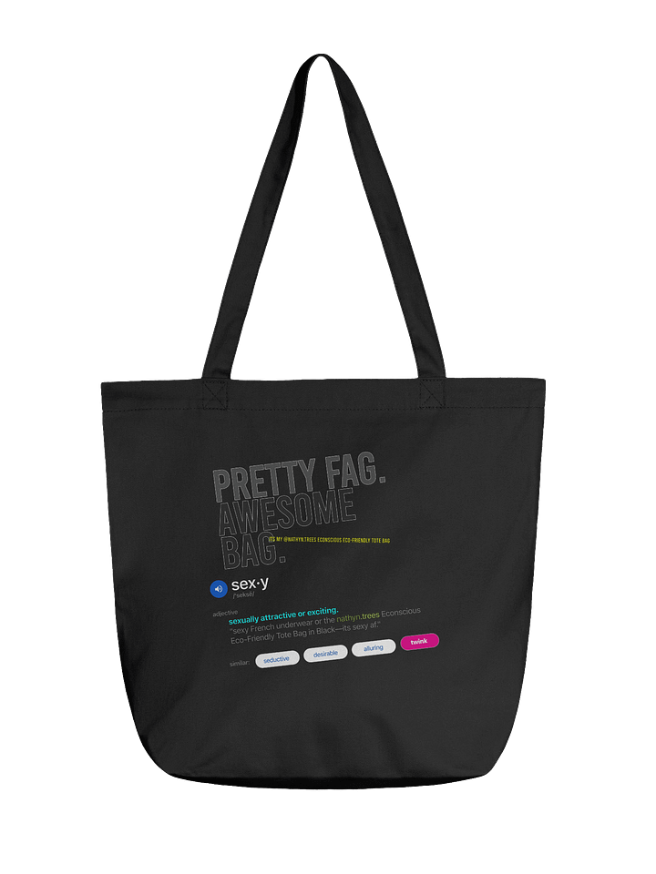 The @nathyn.trees Econscious Eco-Friendly Tote Bag in Black product image (1)
