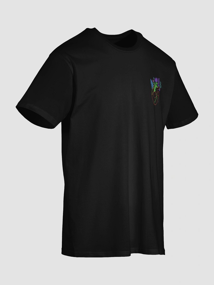 Blooming Heart – Unisex Tee - Black product image (4)