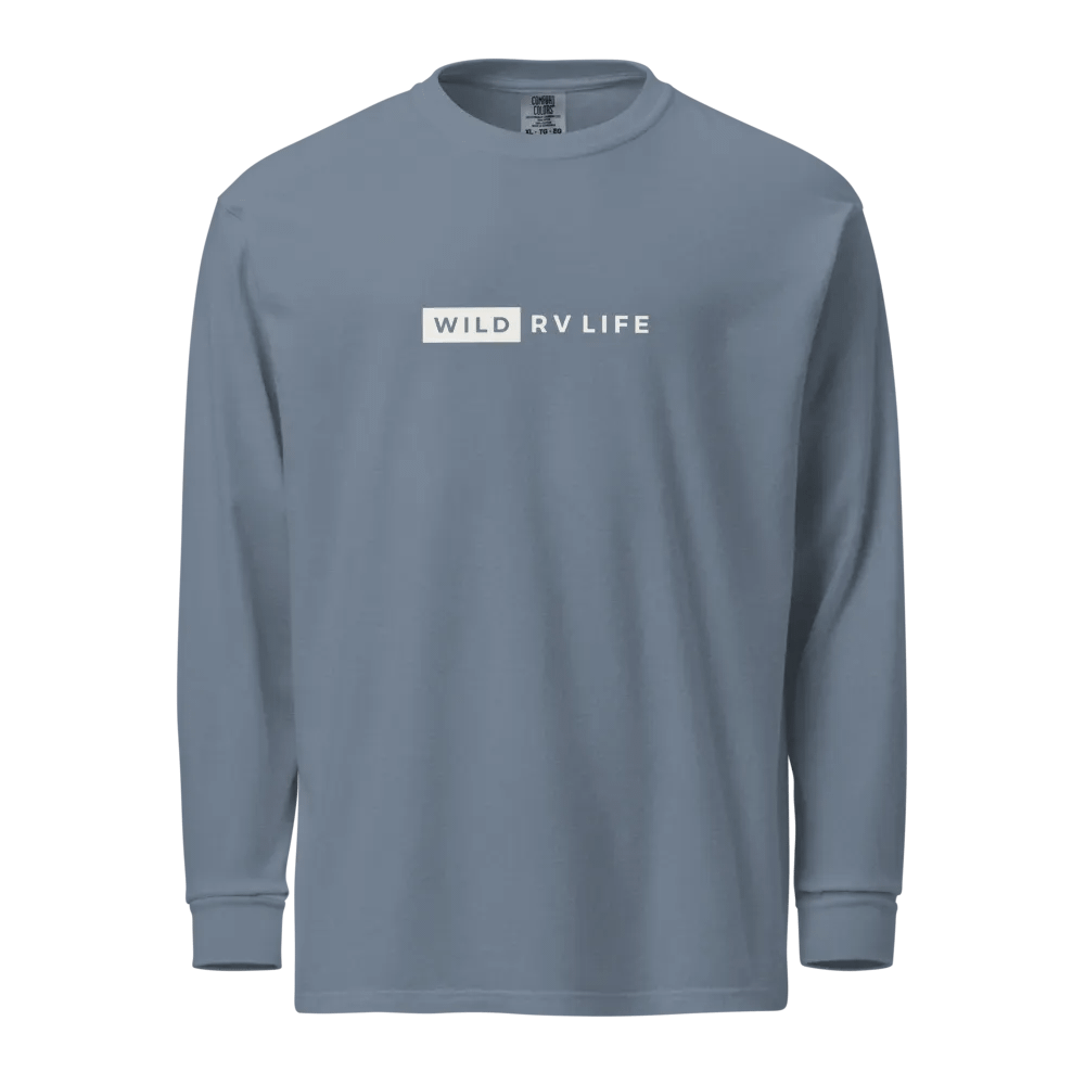"WRVL Badge" Relaxed Long Sleeve Tee (Front & Back Design) product image (2)