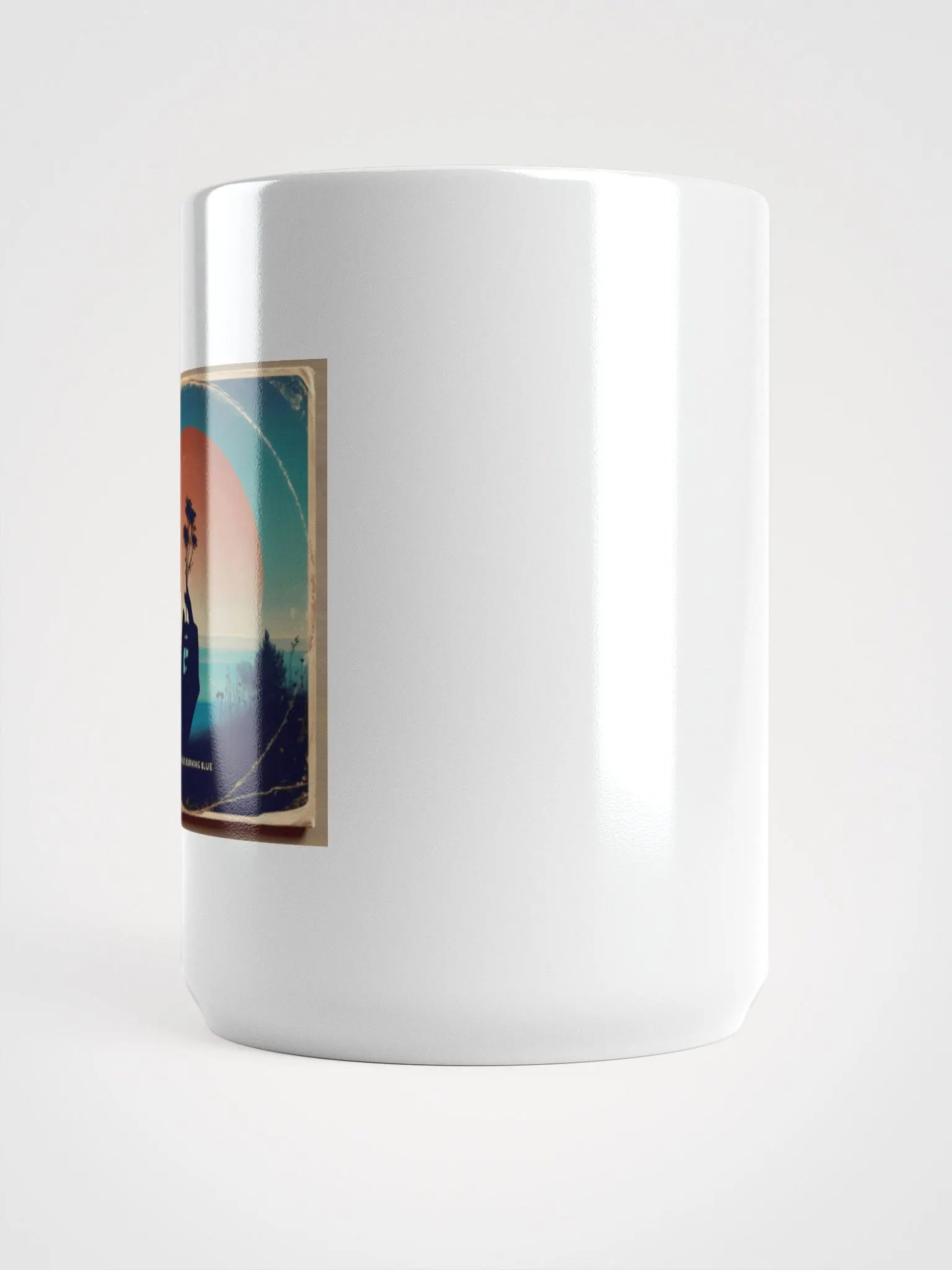 CANDLES burning blue mug product image (5)