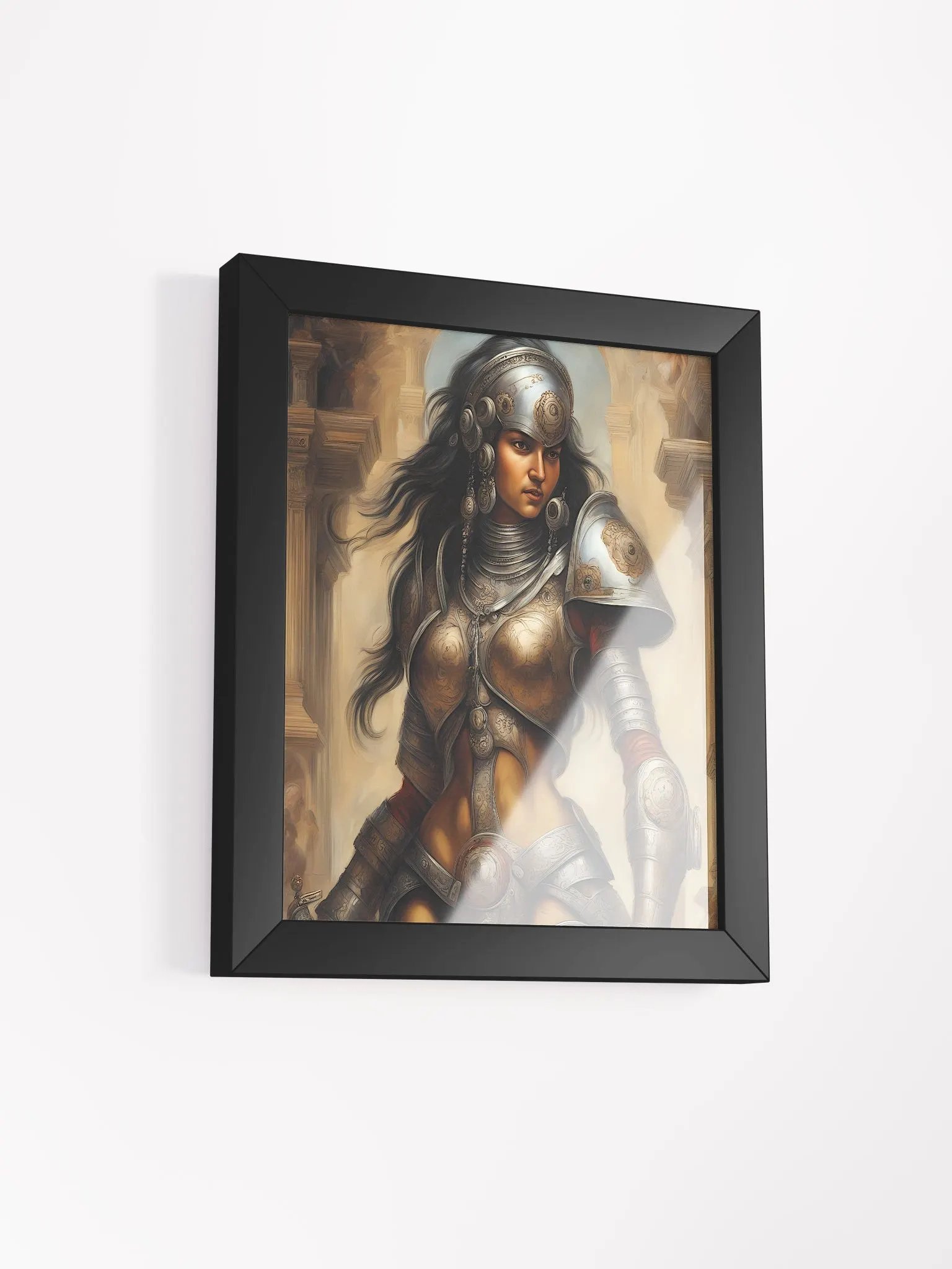 Moonlit Warrior Framed Matte Poster product image (2)