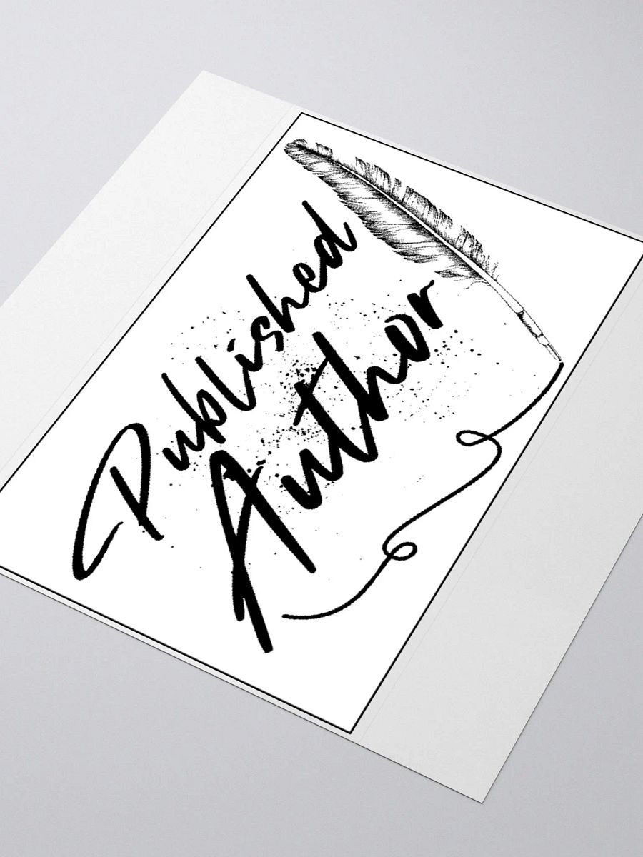 Sticker Published Author product image (3)
