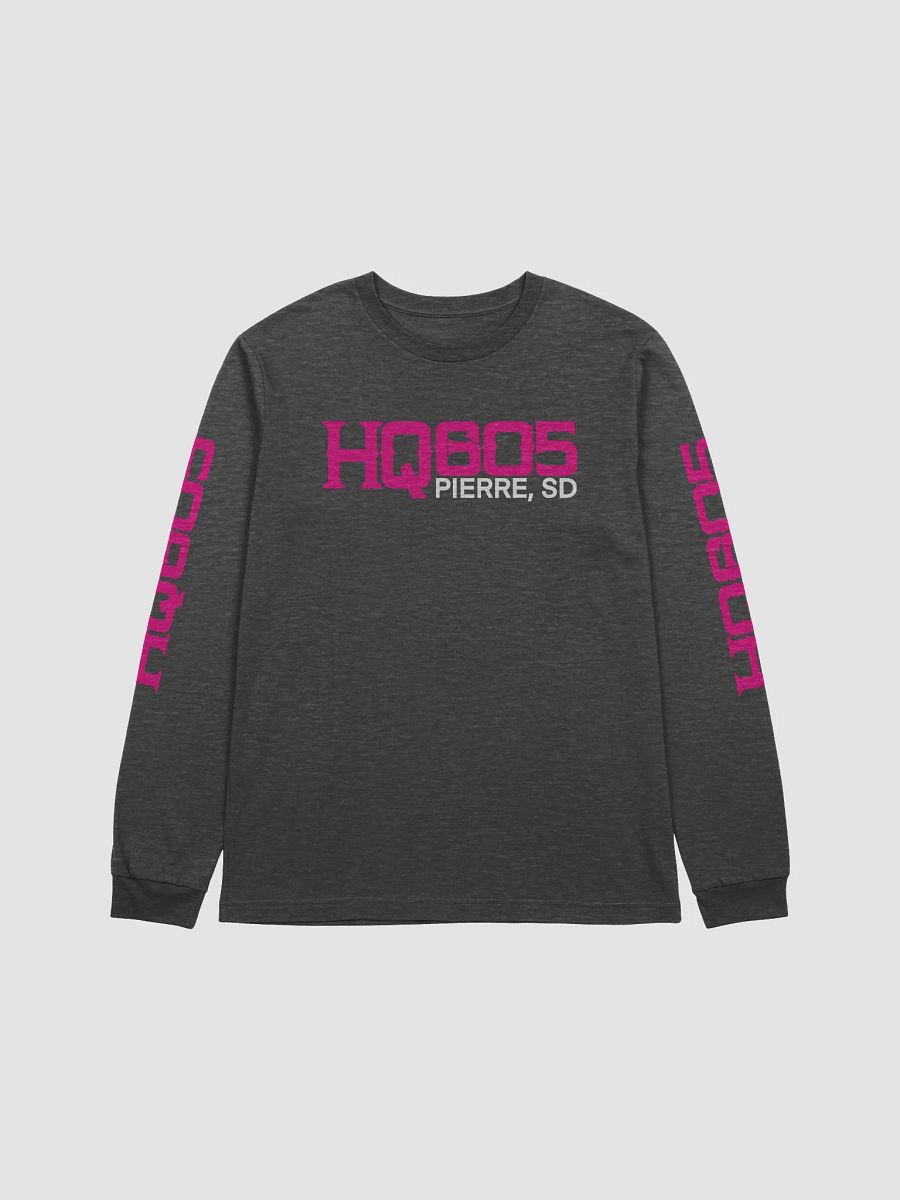HQ605 Pink Logo Long T-Shirt product image (1)