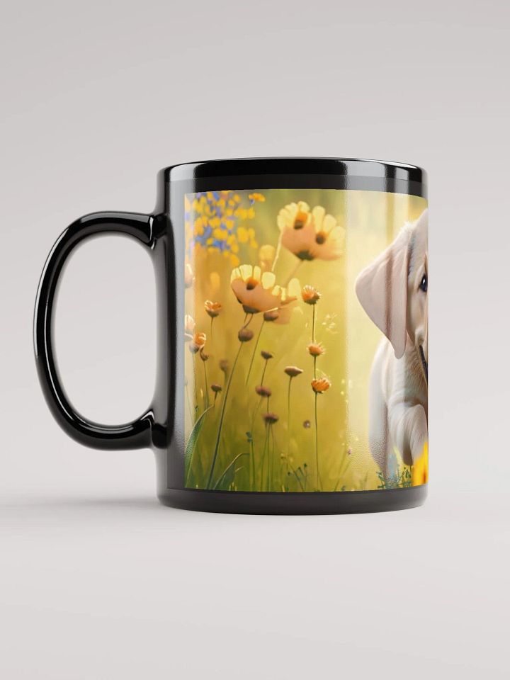 Field Day Fetch: Black Glossy Mug for Dog Lovers product image (2)