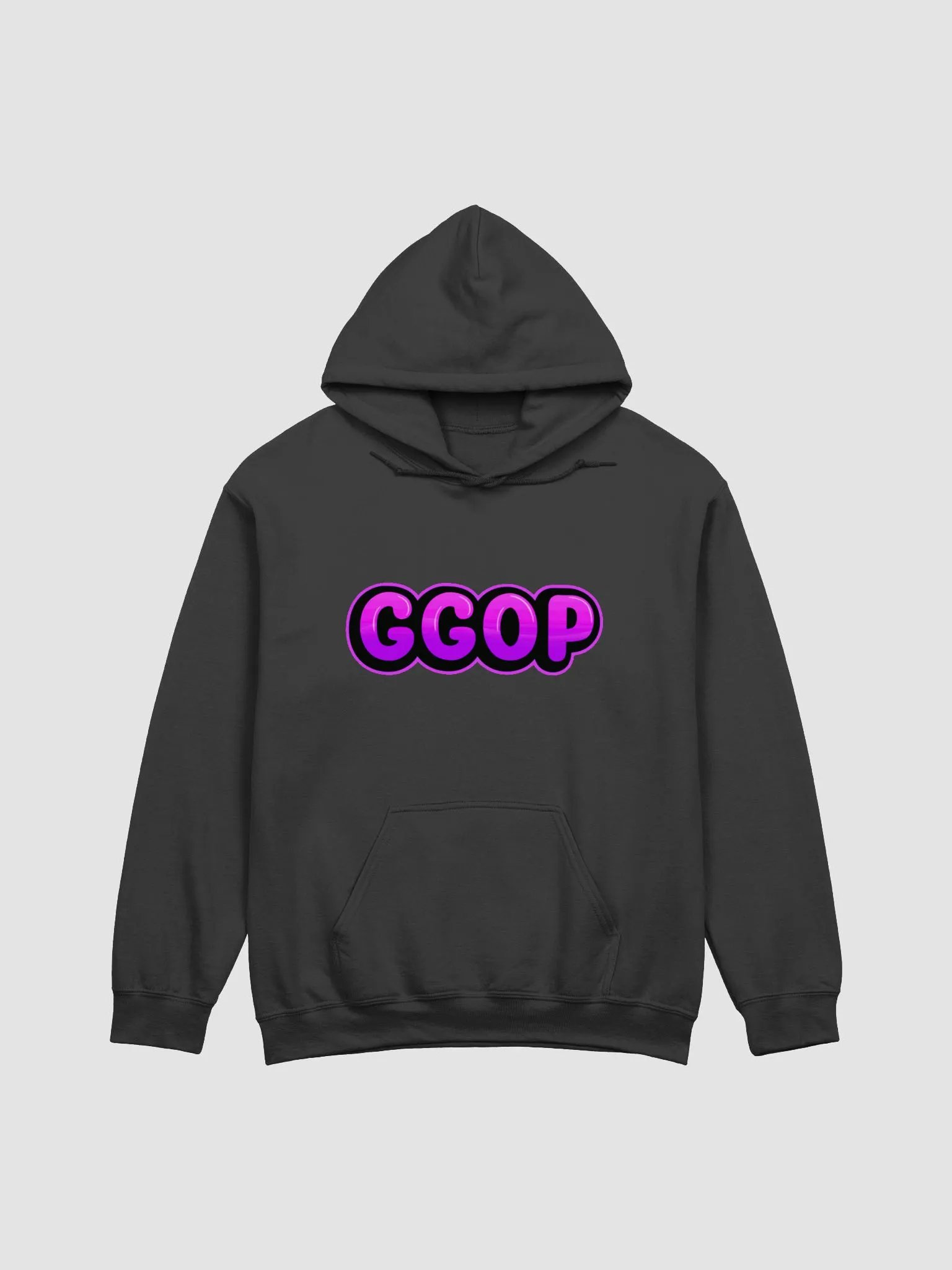Pink GGOP Pullover Hoodie, 50% Cotton 50% Poly product image (1)