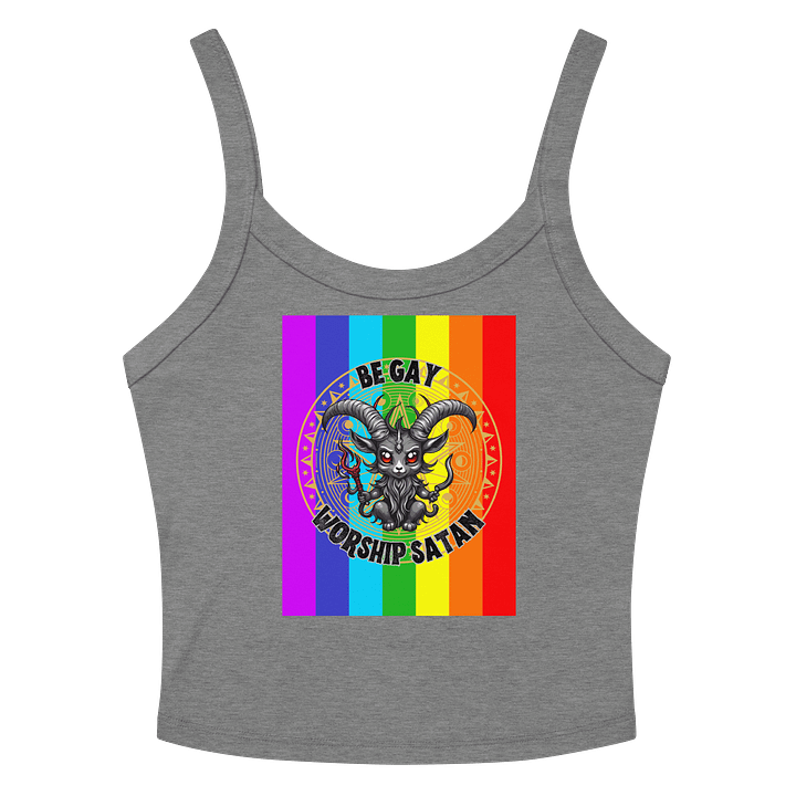 Be Gay Worship Satan Tank product image (2)