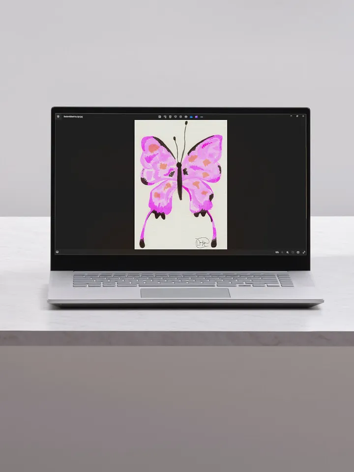 Sunset Butterfly Watercolour Download product image (1)