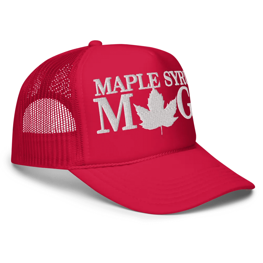 MAPLE SYRUP MAGA TRUCKER HAT (MAPLE LEAF EDITION) product image (3)