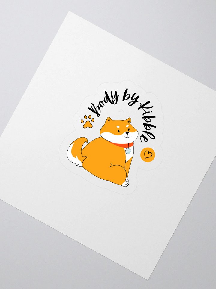 Charming Doggy Kiss Cut Stickers product image (6)