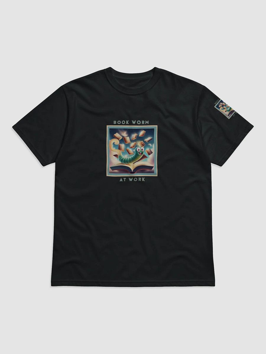Book Worm at Work Econcious Unisex T-shirt product image (1)