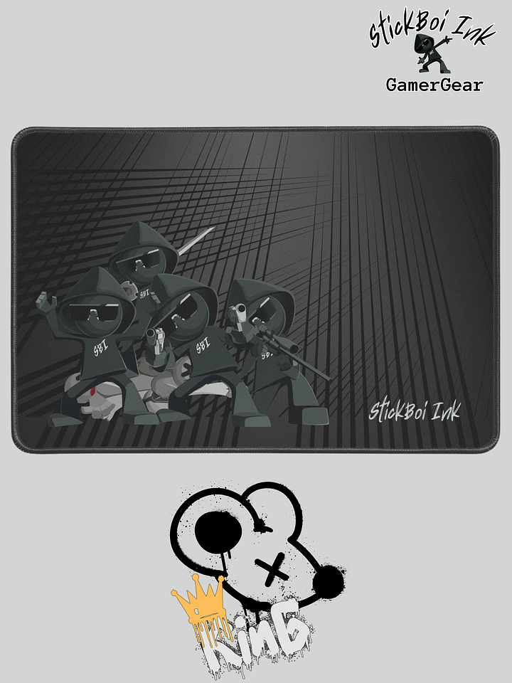 18 x 12in Gaming Mouse Mat v3 – StickBoi Ink product image (1)