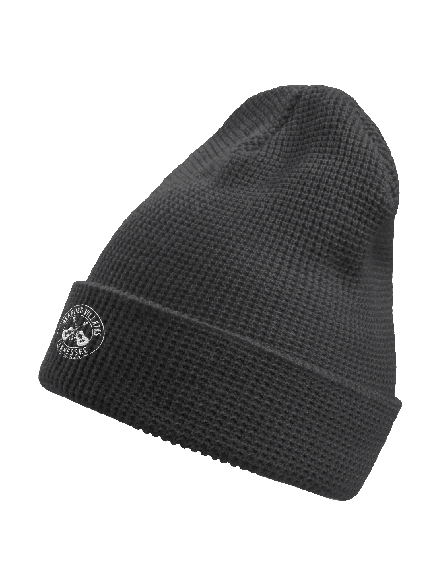 TSV Bearded Villains Tennessee Waffle Knit Beanie | Artic White | Bold Brotherhood Style & Comfort product image (4)