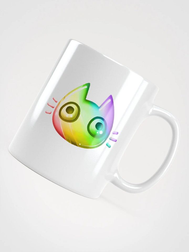 Rainbow Cat Face Mug product image (1)