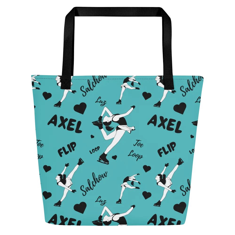 Ice skating Print Tote bag - Light Blue product image (1)