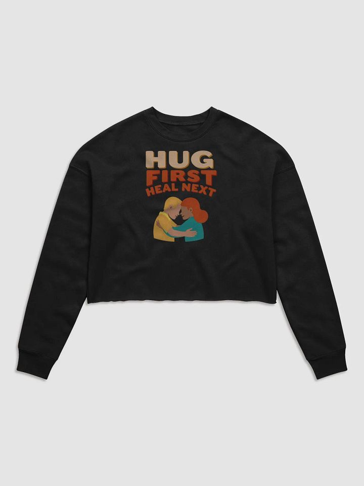 Healing Hug Crop Sweatshirt product image (1)