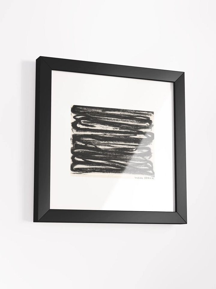 mean streak Panel Card Print Framed product image (2)