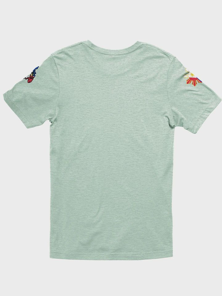 Tokwa't Baboy WHITE TEE (Black Logo), Pork Tofu Philippines Cuisine, Filipino Foodie, Short Sleeve + Shoulder Patches, Light Tones T-Shirt product image (15)